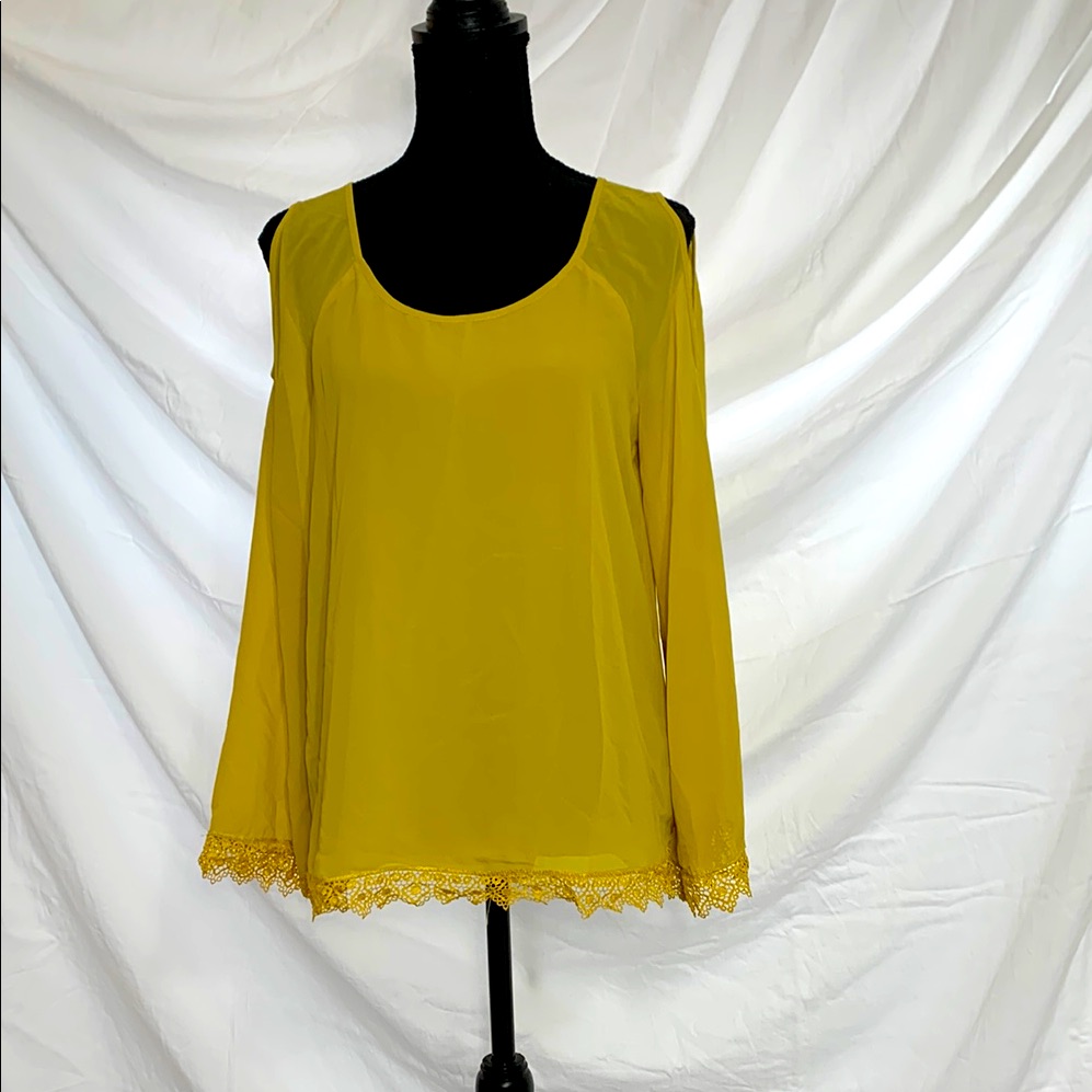 Elegant Mustard Yellow Women's Top